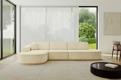 ALTDECOR Ecksofa in L-Form Corner Sofa Bett Eckcouch Couch Wohnlandschaft Cauchsofa MARI-L2-v2-317x163x81 cm Beige ALTDECOR Ecksofa in L-Form Corner Sofa Bett Eckcouch Couch Wohnlandschaft Cauchsofa MARI-L2-v2-317x163x81 cm Beige von ALTDECOR