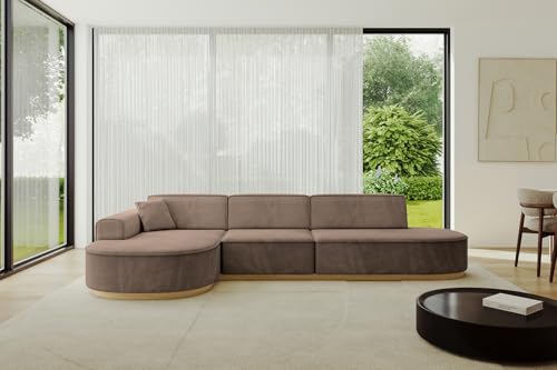 ALTDECOR Ecksofa in L-Form Corner Sofa Bett Eckcouch Couch Wohnlandschaft Cauchsofa MARI-L2-v2-317x163x84 cm Braun ALTDECOR Ecksofa in L-Form Corner Sofa Bett Eckcouch Couch Wohnlandschaft Cauchsofa MARI-L2-v2-317x163x84 cm Braun von ALTDECOR