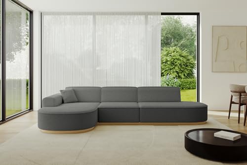 ALTDECOR Ecksofa in L-Form Corner Sofa Bett Eckcouch Couch Wohnlandschaft Cauchsofa MARI-L2-v2-317x163x84 cm Grau ALTDECOR Ecksofa in L-Form Corner Sofa Bett Eckcouch Couch Wohnlandschaft Cauchsofa MARI-L2-v2-317x163x84 cm Grau von ALTDECOR