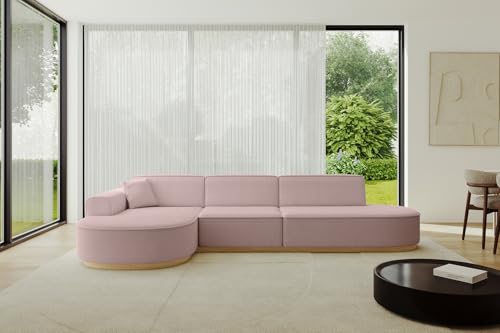 ALTDECOR Ecksofa in L-Form Corner Sofa Bett Eckcouch Couch Wohnlandschaft Cauchsofa MARI-L2-v2-317x163x81 cm Rosa ALTDECOR Ecksofa in L-Form Corner Sofa Bett Eckcouch Couch Wohnlandschaft Cauchsofa MARI-L2-v2-317x163x81 cm Rosa von ALTDECOR