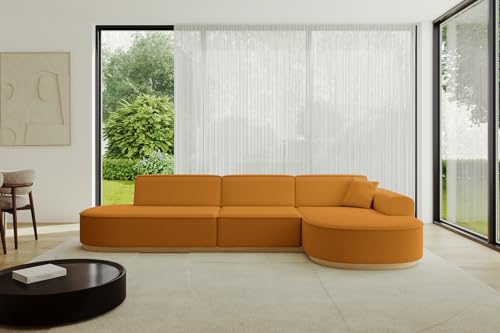 ALTDECOR Ecksofa in L-Form Corner Sofa Bett Eckcouch Couch Wohnlandschaft Cauchsofa MARI-L2-v2-317x163x84 cm Senfgelb ALTDECOR Ecksofa in L-Form Corner Sofa Bett Eckcouch Couch Wohnlandschaft Cauchsofa MARI-L2-v2-317x163x84 cm Senfgelb von ALTDECOR