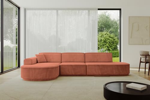 ALTDECOR Ecksofa in L-Form Corner Sofa Bett Eckcouch Couch Wohnlandschaft Cauchsofa MARI-L2-v3-317x163x81 cm Apricot ALTDECOR Ecksofa in L-Form Corner Sofa Bett Eckcouch Couch Wohnlandschaft Cauchsofa MARI-L2-v3-317x163x81 cm Apricot von ALTDECOR