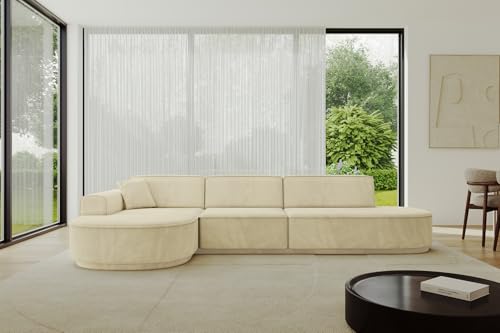 ALTDECOR Ecksofa in L-Form Corner Sofa Bett Eckcouch Couch Wohnlandschaft Cauchsofa MARI-L2-v3-317x163x81 cm Beige ALTDECOR Ecksofa in L-Form Corner Sofa Bett Eckcouch Couch Wohnlandschaft Cauchsofa MARI-L2-v3-317x163x81 cm Beige von ALTDECOR