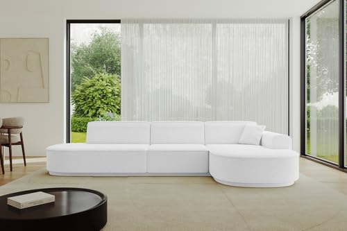 ALTDECOR Ecksofa in L-Form Corner Sofa Bett Eckcouch Couch Wohnlandschaft Cauchsofa MARI-L2-v3-317x163x81 cm Weiß ALTDECOR Ecksofa in L-Form Corner Sofa Bett Eckcouch Couch Wohnlandschaft Cauchsofa MARI-L2-v3-317x163x81 cm Weiß von ALTDECOR