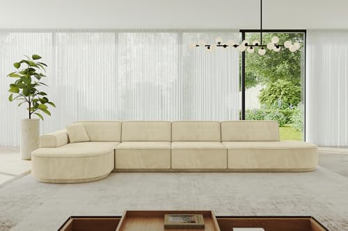 ALTDECOR Ecksofa in L-Form Corner Sofa Bett Eckcouch Couch Wohnlandschaft Cauchsofa MARI-L3-402x165x81 cm Beige ALTDECOR Ecksofa in L-Form Corner Sofa Bett Eckcouch Couch Wohnlandschaft Cauchsofa MARI-L3-402x165x81 cm Beige von ALTDECOR