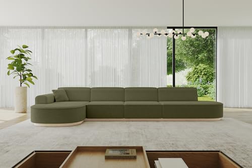 ALTDECOR Ecksofa in L-Form Corner Sofa Bett Eckcouch Couch Wohnlandschaft Cauchsofa MARI-L3-v1-402x165x81 cm Grün ALTDECOR Ecksofa in L-Form Corner Sofa Bett Eckcouch Couch Wohnlandschaft Cauchsofa MARI-L3-v1-402x165x81 cm Grün von ALTDECOR