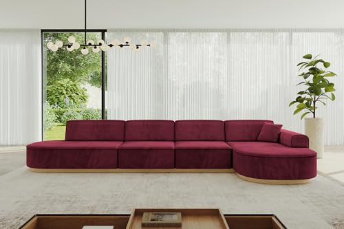 ALTDECOR Ecksofa in L-Form Corner Sofa Bett Eckcouch Couch Wohnlandschaft Cauchsofa MARI-L3-v2-402x165x84 cm Bordeauxrot ALTDECOR Ecksofa in L-Form Corner Sofa Bett Eckcouch Couch Wohnlandschaft Cauchsofa MARI-L3-v2-402x165x84 cm Bordeauxrot von ALTDECOR