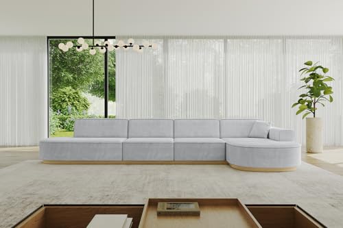 ALTDECOR Ecksofa in L-Form Corner Sofa Bett Eckcouch Couch Wohnlandschaft Cauchsofa MARI-L3-v2-402x165x81 cm Grau ALTDECOR Ecksofa in L-Form Corner Sofa Bett Eckcouch Couch Wohnlandschaft Cauchsofa MARI-L3-v2-402x165x81 cm Grau von ALTDECOR