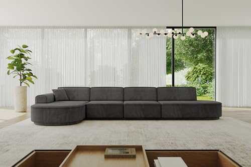 ALTDECOR Ecksofa in L-Form Corner Sofa Bett Eckcouch Couch Wohnlandschaft Cauchsofa MARI-L3-v3-402x165x81 cm Dunkelgrau ALTDECOR Ecksofa in L-Form Corner Sofa Bett Eckcouch Couch Wohnlandschaft Cauchsofa MARI-L3-v3-402x165x81 cm Dunkelgrau von ALTDECOR