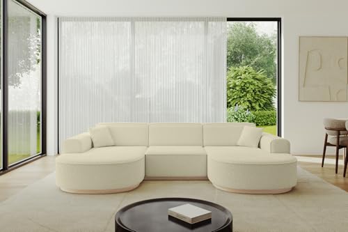 ALTDECOR Ecksofa in U-Form Corner Sofa Bett Eckcouch Couch L-Form Wohnlandschaft Cauchsofa MARI-U1-v1-295x165x81 cm Beige ALTDECOR Ecksofa in U-Form Corner Sofa Bett Eckcouch Couch L-Form Wohnlandschaft Cauchsofa MARI-U1-v1-295x165x81 cm Beige von ALTDECOR