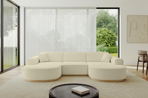 ALTDECOR Ecksofa in U-Form Corner Sofa Bett Eckcouch Couch L-Form Wohnlandschaft Cauchsofa MARI-U1-v2-295x165x84 cm Beige ALTDECOR Ecksofa in U-Form Corner Sofa Bett Eckcouch Couch L-Form Wohnlandschaft Cauchsofa MARI-U1-v2-295x165x84 cm Beige von ALTDECOR