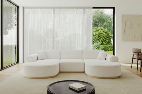 ALTDECOR Ecksofa in U-Form Corner Sofa Bett Eckcouch Couch L-Form Wohnlandschaft Cauchsofa MARI-U1-v2-295x165x84 cm Weiß ALTDECOR Ecksofa in U-Form Corner Sofa Bett Eckcouch Couch L-Form Wohnlandschaft Cauchsofa MARI-U1-v2-295x165x84 cm Weiß von ALTDECOR