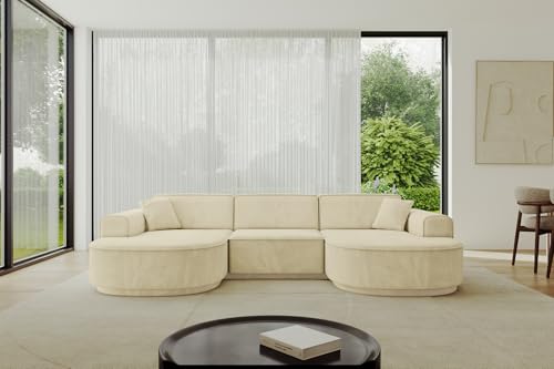 ALTDECOR Ecksofa in U-Form Corner Sofa Bett Eckcouch Couch L-Form Wohnlandschaft Cauchsofa MARI-U1-v3-295x165x81 cm Beige ALTDECOR Ecksofa in U-Form Corner Sofa Bett Eckcouch Couch L-Form Wohnlandschaft Cauchsofa MARI-U1-v3-295x165x81 cm Beige von ALTDECOR