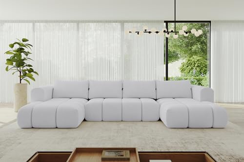 ALTDECOR Ecksofa in U-Form mit Schlaffunktion und Bettkasten Corner Sofa Bett Eckcouch Couch L-Form Schlafcouch Ausziehbar Wohnlandschaft Schlafsofa Cauchsofa Cloud-U 414x180x40 Grau ALTDECOR Ecksofa in U-Form mit Schlaffunktion und Bettkasten Corner Sofa Bett Eckcouch Couch L-Form Schlafcouch Ausziehbar Wohnlandschaft Schlafsofa Cauchsofa Cloud-U 414x180x40 Grau von ALTDECOR