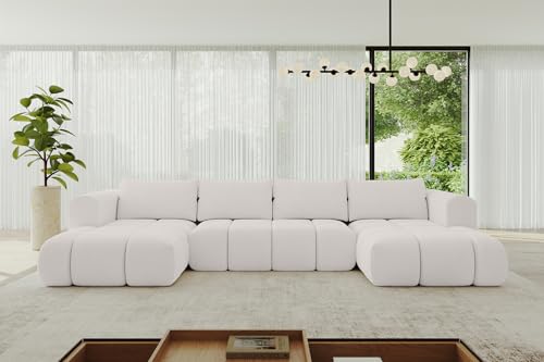 ALTDECOR Ecksofa in U-Form mit Schlaffunktion und Bettkasten Corner Sofa Bett Eckcouch Couch L-Form Schlafcouch Ausziehbar Wohnlandschaft Schlafsofa Cauchsofa Cloud-U 414x180x40 Hellgrau ALTDECOR Ecksofa in U-Form mit Schlaffunktion und Bettkasten Corner Sofa Bett Eckcouch Couch L-Form Schlafcouch Ausziehbar Wohnlandschaft Schlafsofa Cauchsofa Cloud-U 414x180x40 Hellgrau von ALTDECOR