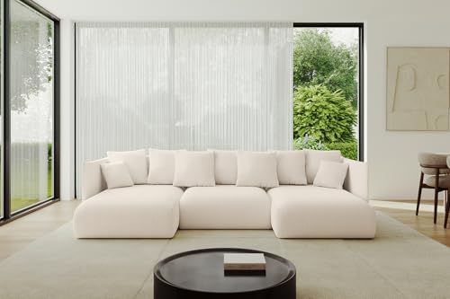 ALTDECOR Ecksofa in U-Form mit Schlaffunktion und Bettkasten Corner Sofa Bett Eckcouch Couch U-Form Schlafcouch Ausziehbar Wohnlandschaft Schlafsofa Cauchsofa ONESK-U 304x165x40 Beige ALTDECOR Ecksofa in U-Form mit Schlaffunktion und Bettkasten Corner Sofa Bett Eckcouch Couch U-Form Schlafcouch Ausziehbar Wohnlandschaft Schlafsofa Cauchsofa ONESK-U 304x165x40 Beige von ALTDECOR