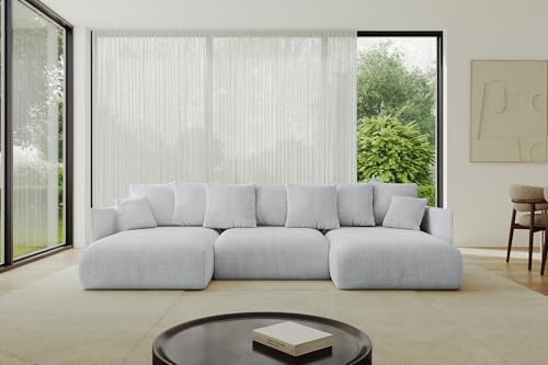 ALTDECOR Ecksofa in U-Form mit Schlaffunktion und Bettkasten Corner Sofa Bett Eckcouch Couch U-Form Schlafcouch Ausziehbar Wohnlandschaft Schlafsofa Cauchsofa ONESK-U 304x165x40 Grau ALTDECOR Ecksofa in U-Form mit Schlaffunktion und Bettkasten Corner Sofa Bett Eckcouch Couch U-Form Schlafcouch Ausziehbar Wohnlandschaft Schlafsofa Cauchsofa ONESK-U 304x165x40 Grau von ALTDECOR