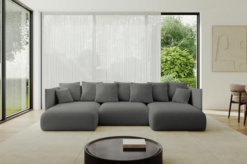ALTDECOR Ecksofa in U-Form mit Schlaffunktion und Bettkasten Corner Sofa Bett Eckcouch Couch U-Form Schlafcouch Ausziehbar Wohnlandschaft Schlafsofa Cauchsofa ONESK-U 304x165x40 Grau ALTDECOR Ecksofa in U-Form mit Schlaffunktion und Bettkasten Corner Sofa Bett Eckcouch Couch U-Form Schlafcouch Ausziehbar Wohnlandschaft Schlafsofa Cauchsofa ONESK-U 304x165x40 Grau von ALTDECOR