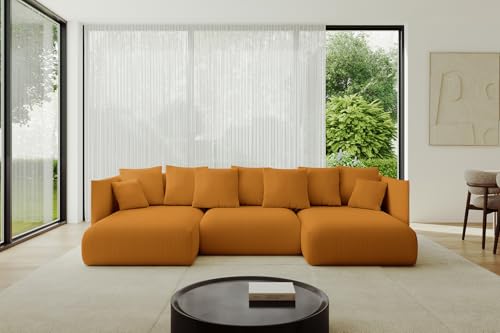 ALTDECOR Ecksofa in U-Form mit Schlaffunktion und Bettkasten Corner Sofa Bett Eckcouch Couch U-Form Schlafcouch Ausziehbar Wohnlandschaft Schlafsofa Cauchsofa ONESK-U 304x165x40 Senfgelb ALTDECOR Ecksofa in U-Form mit Schlaffunktion und Bettkasten Corner Sofa Bett Eckcouch Couch U-Form Schlafcouch Ausziehbar Wohnlandschaft Schlafsofa Cauchsofa ONESK-U 304x165x40 Senfgelb von ALTDECOR