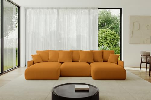 ALTDECOR Ecksofa in U-Form mit Schlaffunktion und Bettkasten Corner Sofa Bett Eckcouch Couch U-Form Schlafcouch Ausziehbar Wohnlandschaft Schlafsofa Cauchsofa ONESK-U-v1 304x165x40 Senfgelb ALTDECOR Ecksofa in U-Form mit Schlaffunktion und Bettkasten Corner Sofa Bett Eckcouch Couch U-Form Schlafcouch Ausziehbar Wohnlandschaft Schlafsofa Cauchsofa ONESK-U-v1 304x165x40 Senfgelb von ALTDECOR
