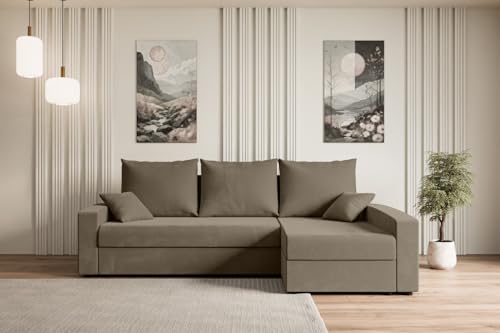 ALTDECOR Ecksofa mit Schlaffunktion und Bettkasten Corner Sofa Bett Eckcouch Couch L-Form Schlafcouch Ausziehbar Wohnlandschaft Schlafsofa Cauchsofa Alesia-L -231x140x90 cm Braun ALTDECOR Ecksofa mit Schlaffunktion und Bettkasten Corner Sofa Bett Eckcouch Couch L-Form Schlafcouch Ausziehbar Wohnlandschaft Schlafsofa Cauchsofa Alesia-L -231x140x90 cm Braun von ALTDECOR