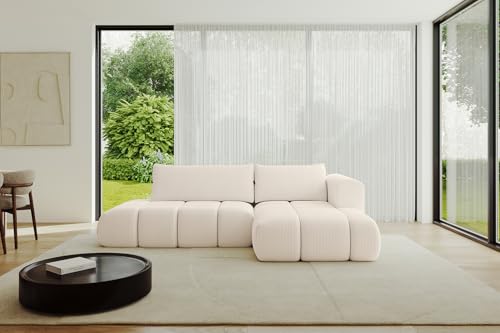 ALTDECOR Ecksofa mit Schlaffunktion und Bettkasten Corner Sofa Bett Eckcouch Couch L-Form Schlafcouch Ausziehbar Wohnlandschaft Schlafsofa Cauchsofa Cloud-L 289x180x40 Beige ALTDECOR Ecksofa mit Schlaffunktion und Bettkasten Corner Sofa Bett Eckcouch Couch L-Form Schlafcouch Ausziehbar Wohnlandschaft Schlafsofa Cauchsofa Cloud-L 289x180x40 Beige von ALTDECOR