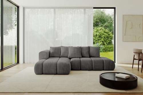 ALTDECOR Ecksofa mit Schlaffunktion und Bettkasten Corner Sofa Bett Eckcouch Couch L-Form Schlafcouch Ausziehbar Wohnlandschaft Schlafsofa Cauchsofa Cloud-L-v1 289x180x40 Dunkelgrau ALTDECOR Ecksofa mit Schlaffunktion und Bettkasten Corner Sofa Bett Eckcouch Couch L-Form Schlafcouch Ausziehbar Wohnlandschaft Schlafsofa Cauchsofa Cloud-L-v1 289x180x40 Dunkelgrau von ALTDECOR