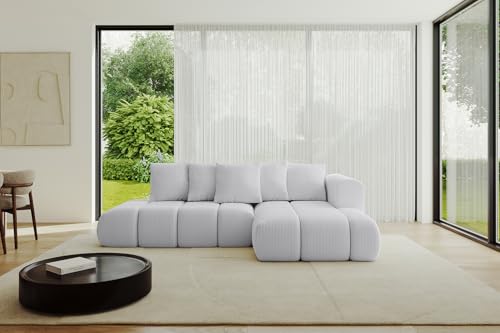 ALTDECOR Ecksofa mit Schlaffunktion und Bettkasten Corner Sofa Bett Eckcouch Couch L-Form Schlafcouch Ausziehbar Wohnlandschaft Schlafsofa Cauchsofa Cloud-L-v1 289x180x40 Grau ALTDECOR Ecksofa mit Schlaffunktion und Bettkasten Corner Sofa Bett Eckcouch Couch L-Form Schlafcouch Ausziehbar Wohnlandschaft Schlafsofa Cauchsofa Cloud-L-v1 289x180x40 Grau von ALTDECOR