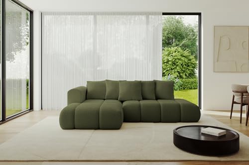 ALTDECOR Ecksofa mit Schlaffunktion und Bettkasten Corner Sofa Bett Eckcouch Couch L-Form Schlafcouch Ausziehbar Wohnlandschaft Schlafsofa Cauchsofa Cloud-L-v1 289x180x40 Grün ALTDECOR Ecksofa mit Schlaffunktion und Bettkasten Corner Sofa Bett Eckcouch Couch L-Form Schlafcouch Ausziehbar Wohnlandschaft Schlafsofa Cauchsofa Cloud-L-v1 289x180x40 Grün von ALTDECOR