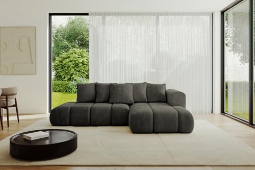 ALTDECOR Ecksofa mit Schlaffunktion und Bettkasten Corner Sofa Bett Eckcouch Couch L-Form Schlafcouch Ausziehbar Wohnlandschaft Schlafsofa Cauchsofa Cloud-L-v1 289x180x40 Schwarz ALTDECOR Ecksofa mit Schlaffunktion und Bettkasten Corner Sofa Bett Eckcouch Couch L-Form Schlafcouch Ausziehbar Wohnlandschaft Schlafsofa Cauchsofa Cloud-L-v1 289x180x40 Schwarz von ALTDECOR