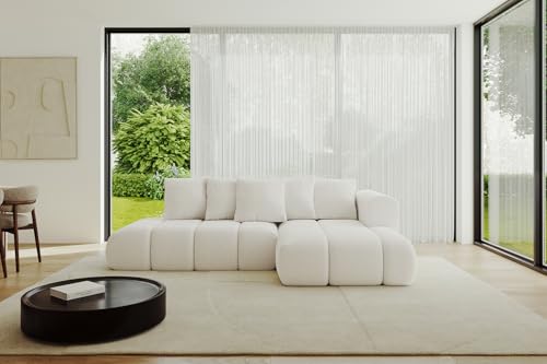 ALTDECOR Ecksofa mit Schlaffunktion und Bettkasten Corner Sofa Bett Eckcouch Couch L-Form Schlafcouch Ausziehbar Wohnlandschaft Schlafsofa Cauchsofa Cloud-L-v1 289x180x40 Weiß ALTDECOR Ecksofa mit Schlaffunktion und Bettkasten Corner Sofa Bett Eckcouch Couch L-Form Schlafcouch Ausziehbar Wohnlandschaft Schlafsofa Cauchsofa Cloud-L-v1 289x180x40 Weiß von ALTDECOR