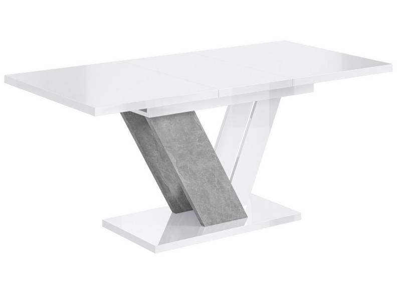 ALTDECOR Esstisch CLASI (Esstisch, Küchentisch, Esszimmertisch - Wohnzimmertisch 120 -160x80x75) von ALTDECOR