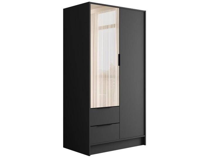 ALTDECOR KLEIDERSCHRANK, Graphit, 102x200x51 cm, Schlafzimmer, Kleiderschränke von ALTDECOR