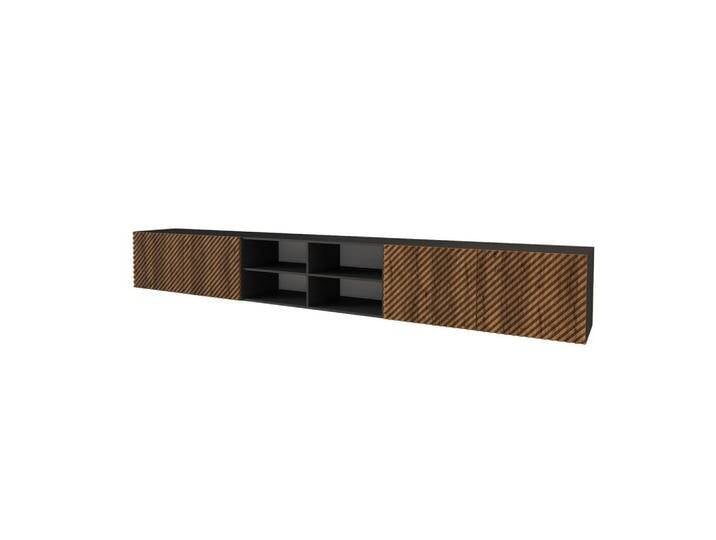 ALTDECOR LOWBOARD, Eiche Wotan, Rechteckig, 300x40x41 cm, Wohnzimmer, Wohnwände, Lowboards, Lowboards hängend von ALTDECOR