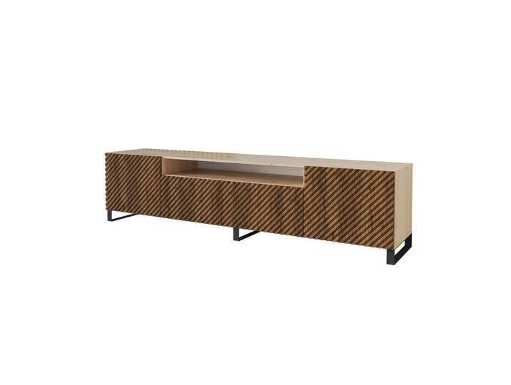 ALTDECOR LOWBOARD, Eiche Wotan, Rechteckig, U-Form, 200x53x41 cm, Wohnzimmer, Wohnwände, Lowboards, Lowboards stehend von ALTDECOR