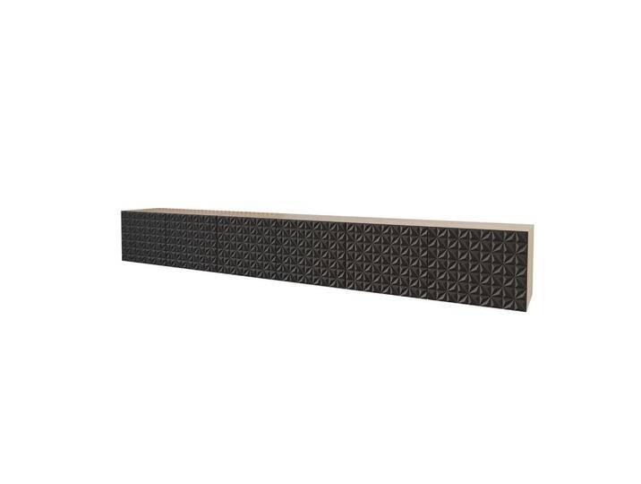 ALTDECOR LOWBOARD, Schwarz, Rechteckig, 300x40x41 cm, Wohnzimmer, Wohnwände, Lowboards, Lowboards hängend von ALTDECOR
