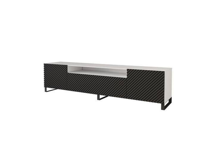 ALTDECOR LOWBOARD, Schwarz, Rechteckig, U-Form, 200x53x41 cm, Wohnzimmer, Wohnwände, Lowboards, Lowboards stehend von ALTDECOR
