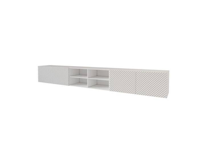 ALTDECOR LOWBOARD, Weiß, Rechteckig, 300x40x41 cm, Wohnzimmer, Wohnwände, Lowboards, Lowboards hängend von ALTDECOR