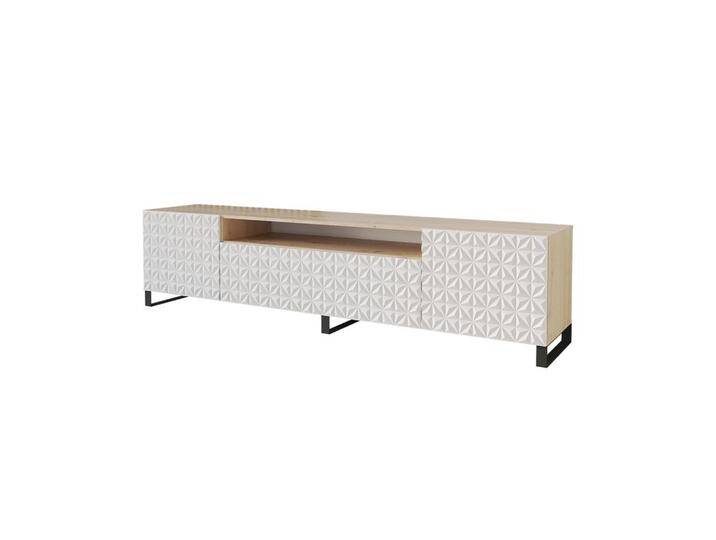ALTDECOR LOWBOARD, Weiß, Rechteckig, U-Form, 200x53x41 cm, Wohnzimmer, Wohnwände, Lowboards, Lowboards stehend von ALTDECOR