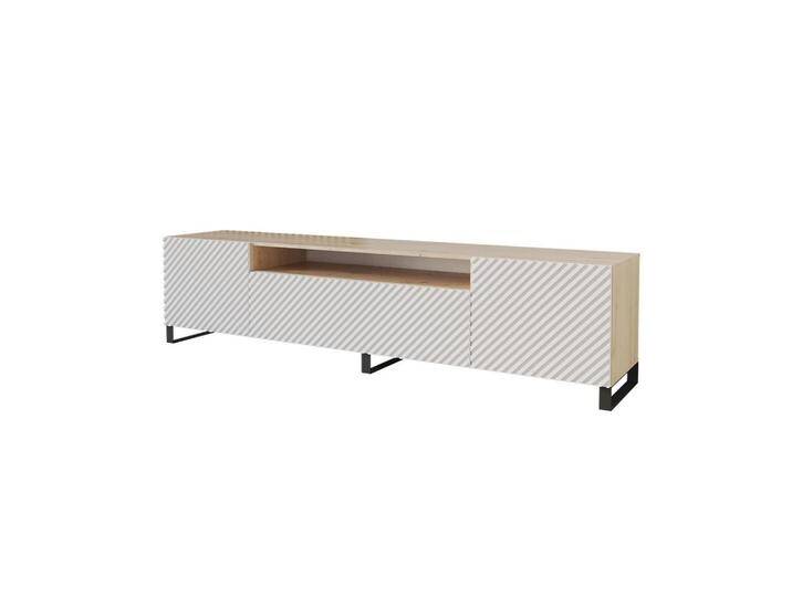 ALTDECOR LOWBOARD, Weiß, Rechteckig, U-Form, 200x53x41 cm, Wohnzimmer, Wohnwände, Lowboards, Lowboards stehend von ALTDECOR