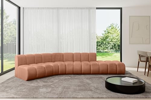 ALTDECOR Modulares Sofa Ecksofa in L-Form Corner modular Sofa Eckcouch Couch Wohnlandschaft Cauchsofa Bodensofa Polstersofa Brilo-L1-380x174x70 cm Apricot ALTDECOR Modulares Sofa Ecksofa in L-Form Corner modular Sofa Eckcouch Couch Wohnlandschaft Cauchsofa Bodensofa Polstersofa Brilo-L1-380x174x70 cm Apricot von ALTDECOR