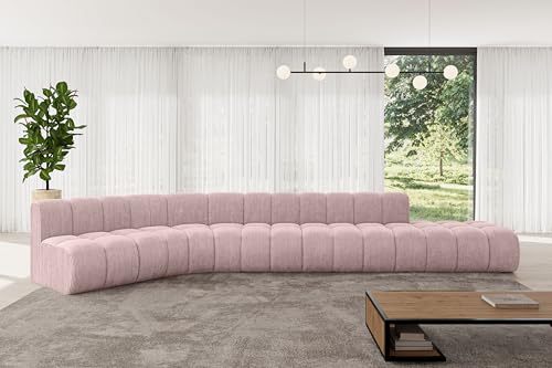 ALTDECOR Modulares Sofa Ecksofa in L-Form Corner modular Sofa Eckcouch Couch Wohnlandschaft Cauchsofa Bodensofa Polstersofa Brilo-L2-471x174x70 cm Rosa ALTDECOR Modulares Sofa Ecksofa in L-Form Corner modular Sofa Eckcouch Couch Wohnlandschaft Cauchsofa Bodensofa Polstersofa Brilo-L2-471x174x70 cm Rosa von ALTDECOR