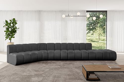 ALTDECOR Modulares Sofa Ecksofa in L-Form Corner modular Sofa Eckcouch Couch Wohnlandschaft Cauchsofa Bodensofa Polstersofa Brilo-L2-471x174x70 cm Schwarz ALTDECOR Modulares Sofa Ecksofa in L-Form Corner modular Sofa Eckcouch Couch Wohnlandschaft Cauchsofa Bodensofa Polstersofa Brilo-L2-471x174x70 cm Schwarz von ALTDECOR