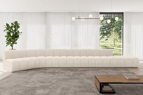 ALTDECOR Modulares Sofa Ecksofa in L-Form Corner modular Sofa Eckcouch Couch Wohnlandschaft Cauchsofa Bodensofa Polstersofa Brilo-L3-562x174x70 cm Beige ALTDECOR Modulares Sofa Ecksofa in L-Form Corner modular Sofa Eckcouch Couch Wohnlandschaft Cauchsofa Bodensofa Polstersofa Brilo-L3-562x174x70 cm Beige von ALTDECOR
