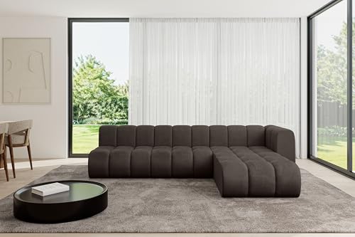 ALTDECOR Modulares Sofa Ecksofa in L-Form Corner modular Sofa Eckcouch Couch Wohnlandschaft Cauchsofa Bodensofa Polstersofa Darnel-L2-296x177x70 cm Braun ALTDECOR Modulares Sofa Ecksofa in L-Form Corner modular Sofa Eckcouch Couch Wohnlandschaft Cauchsofa Bodensofa Polstersofa Darnel-L2-296x177x70 cm Braun von ALTDECOR