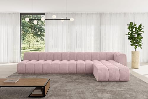 ALTDECOR Modulares Sofa Ecksofa in L-Form Corner modular Sofa Eckcouch Couch Wohnlandschaft Cauchsofa Bodensofa Polstersofa Darnel-L3-387x177x70 cm Rosa ALTDECOR Modulares Sofa Ecksofa in L-Form Corner modular Sofa Eckcouch Couch Wohnlandschaft Cauchsofa Bodensofa Polstersofa Darnel-L3-387x177x70 cm Rosa von ALTDECOR