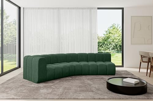 ALTDECOR Modulares Sofa Ecksofa in L-Form Corner modular Sofa Eckcouch Couch Wohnlandschaft Cauchsofa Bodensofa Polstersofa Karex-L1-308x194x70 cm Grün von ALTDECOR