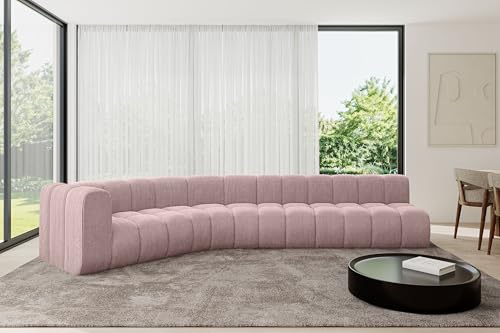 ALTDECOR Modulares Sofa Ecksofa in L-Form Corner modular Sofa Eckcouch Couch Wohnlandschaft Cauchsofa Bodensofa Polstersofa Karex-L2-399x194x70 cm Rosa ALTDECOR Modulares Sofa Ecksofa in L-Form Corner modular Sofa Eckcouch Couch Wohnlandschaft Cauchsofa Bodensofa Polstersofa Karex-L2-399x194x70 cm Rosa von ALTDECOR