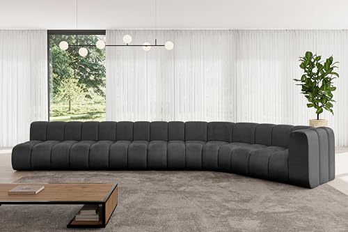ALTDECOR Modulares Sofa Ecksofa in L-Form Corner modular Sofa Eckcouch Couch Wohnlandschaft Cauchsofa Bodensofa Polstersofa Karex-L3-490x194x70 cm Schwarz ALTDECOR Modulares Sofa Ecksofa in L-Form Corner modular Sofa Eckcouch Couch Wohnlandschaft Cauchsofa Bodensofa Polstersofa Karex-L3-490x194x70 cm Schwarz von ALTDECOR