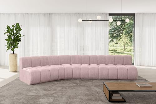 ALTDECOR Modulares Sofa Ecksofa in L-Form Corner modular Sofa Eckcouch Couch Wohnlandschaft Cauchsofa Bodensofa Polstersofa Montra-L2-381x174x70 cm Rosa ALTDECOR Modulares Sofa Ecksofa in L-Form Corner modular Sofa Eckcouch Couch Wohnlandschaft Cauchsofa Bodensofa Polstersofa Montra-L2-381x174x70 cm Rosa von ALTDECOR